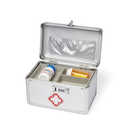 medicine lock box made of metal|lockable box for medication bottles.